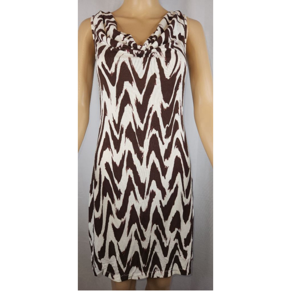 NWT | Tommy Bahama | Dress | White and Brown | Size X Small | Stretch